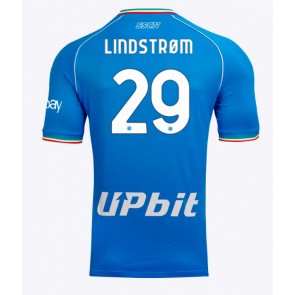 SSC Napoli Jesper Lindstrom #29 Domaci Dres 2023-24 Kratak Rukavima